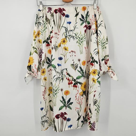 NWT Anthropologie Bailey 44 Women's Botanical Off The Shoulder Dress Size MP - Picture 3 of 9